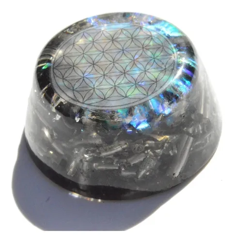 Orgon Orgonite Tumbatorres Con Mandala Protección Energética