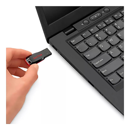 Sandisk Pen Drive 32gb Kit 10 Usb 2.0 Cruzer Blade Preto Cruzer Blade 32gb