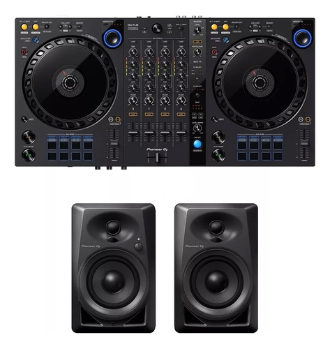 Controlador Dj Pioneer Ddj-flx6 + Monitores Pioneer Dm-40