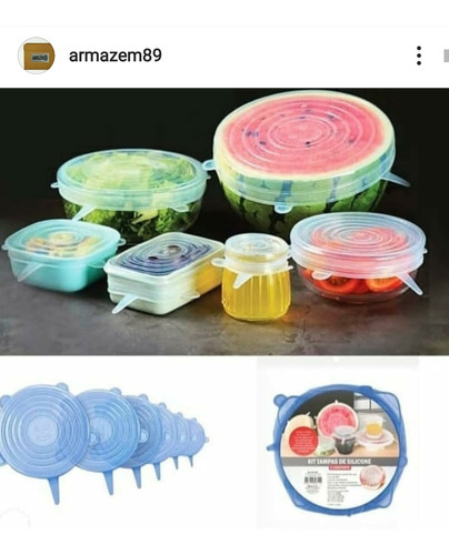 Panela Tampas Em Silicone Potes  Reutilizável