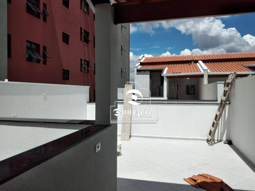 Cobertura Com 2 Dormitórios À Venda, 94 M² Por R$ 359.000,00 - Vila Assunção - Santo André/sp - Co11219
