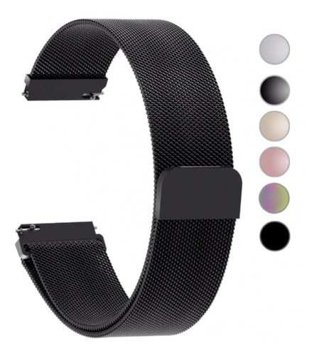 Pulseira Milanese Metal Para Smartwatch 20mm 22mm