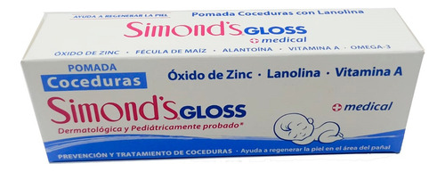 Pomada Coceduras Simonds Gloss 30g