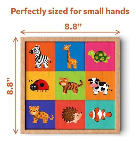 Skillmatics Juego De Rompecabezas Con Patrones De Animales: