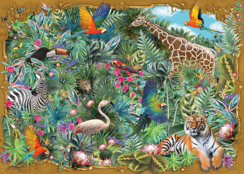 Rompecabezas Ravensburger Exotic Escape De 1000 Piezas