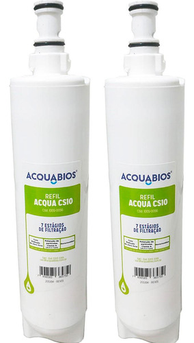 Kit 2 Filtro Refil Classe A Compatível Purificador Consul