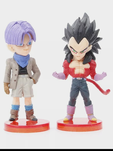 Set 6 Figuras Dragon Ball Gt Super 17 Goku Pan Trunks Vegeta