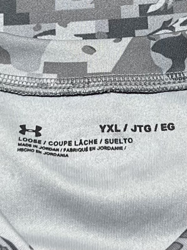 Playera Deportiva Niño Xl 14/16 Under Armour Camuflaje (Usado)