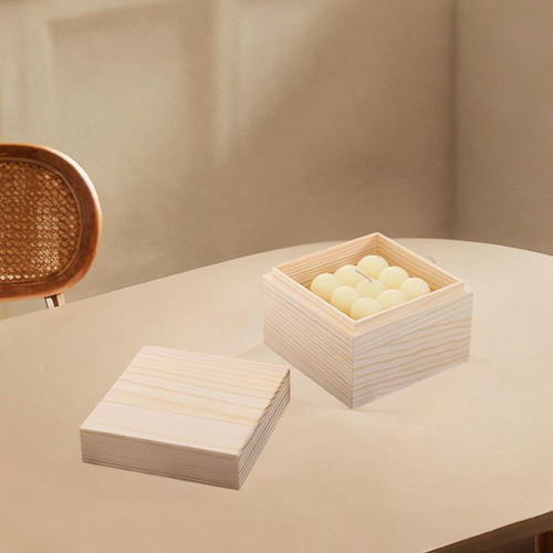 Caja De Almacenamiento De Madera Joya De Joya Portátil De S