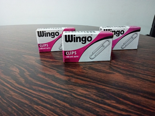 Clip Wingo Nº1 Caja De 100 Und