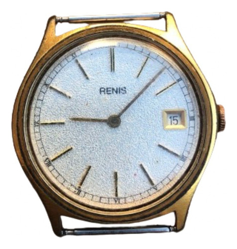 Reloj Pulsera  Renis A Cuerda,calendario, No Funciona.