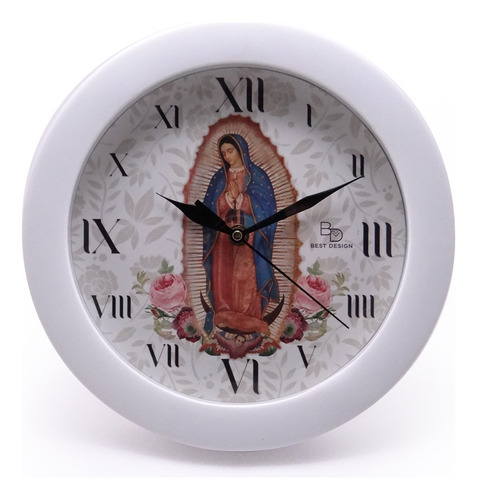 Reloj De Pared Virgen De Guadalupe 