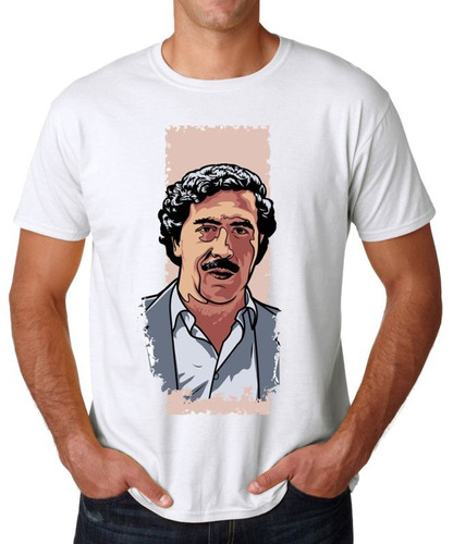 Remera De Hombre Pablo Escobar Narcos Cartel Colombia M1
