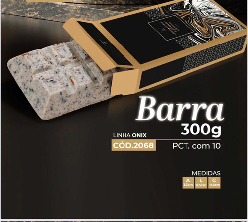 Kit 1 Forma Bwb Barra 300g + 10 Caixas Barra Black Superpai