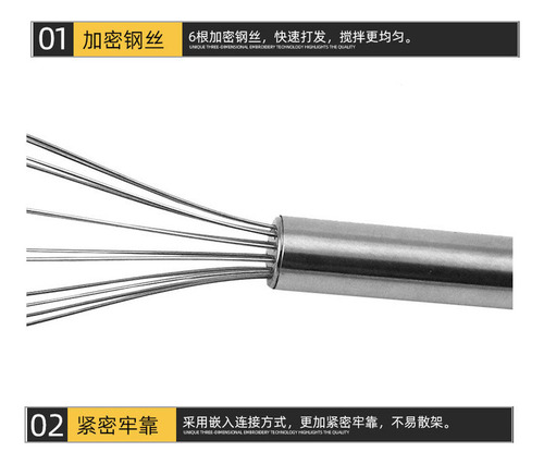 Batidor Manual Para Cocina, Ideal Para Crema Y Mezclas