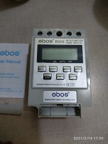 Imagen 1 de 4 de Microcontrolador Temporizador Digital Programable 25a 110v