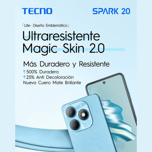 Tecno Spark 20, 256gb,16gb Ram,50-32mpx,impecable, Garantía! (Usado)