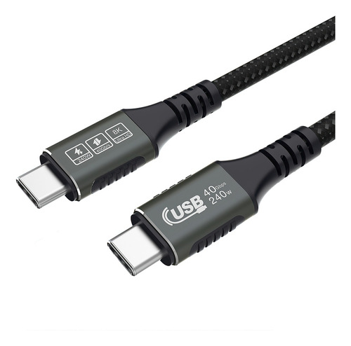 Pd240w Línea De Carga Rápida Usb C Línea De Datos Usb4 1m