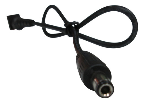 Cabo Preto 40cm Estanhado Plug P8 Macho Led Alarmes Cftv