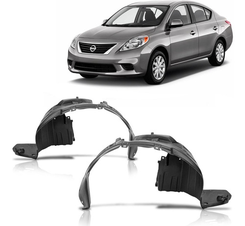 Parabarro Nissan Versa 2011 2012 2013 2014 Dianteiro