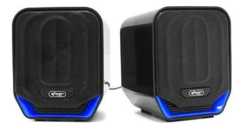 Caixa De Som Para Computador E Notebook Usb P2 12w Com Led