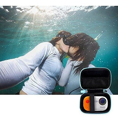 Estuche Para Camara Subacuatica Polaroid Solo Azul