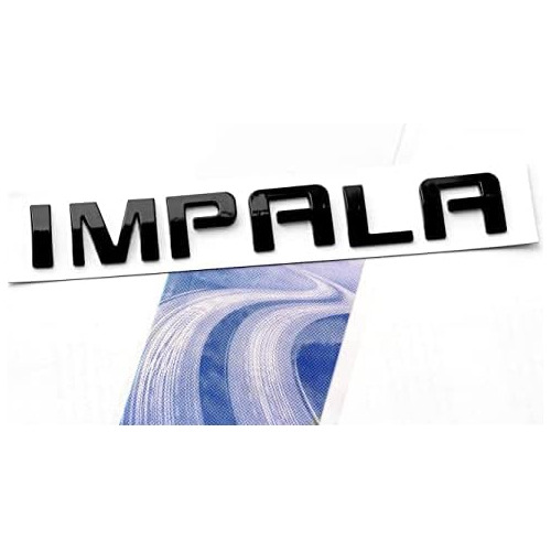 Emblema Del Nombre Impala Negro Oem 3d Logo Letters Bad...