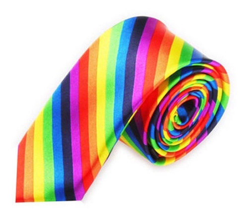 Corbata Gay Pride Arcoiris Bandera Lgbttti 