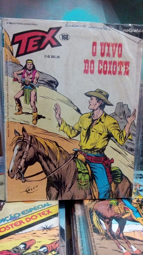 Tex Nº 168 O Uivo Do Coiote Editora Rio Gráfica Original 