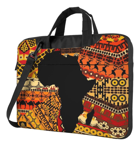 Bolsa Portatil Hombro Diseño Etnico Mapa Africano: Funda Asa