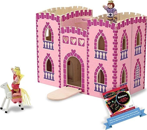 Melissa &amp; Doug Fold &amp; Go Princess Castle: Paquete D.