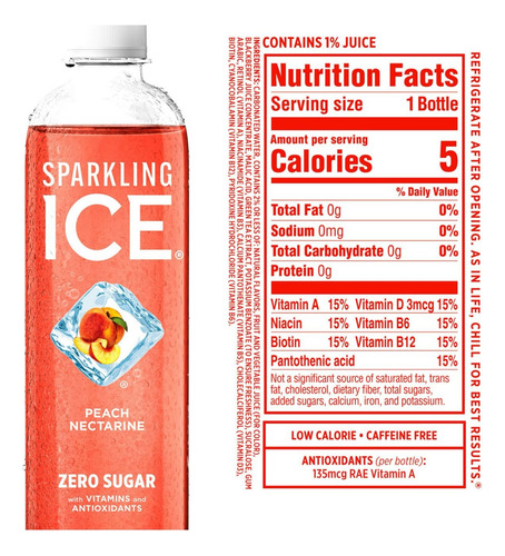 Agua Mineral Sparkling Ice Zero Sugar Variety Pack 24 Pz