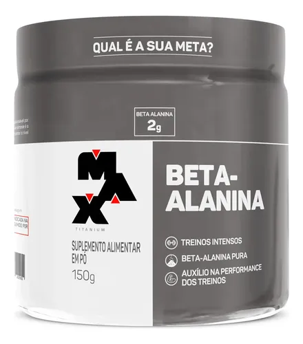 Beta Alanina Max Titanium 150g Suplemento em Pó Titânio