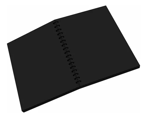 Cuaderno Espiral - Hojas Negras – Karza Colors