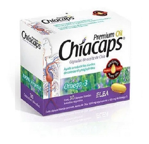 Chiacaps Aceite De Chia Control Colesterol X 30 Capsulas