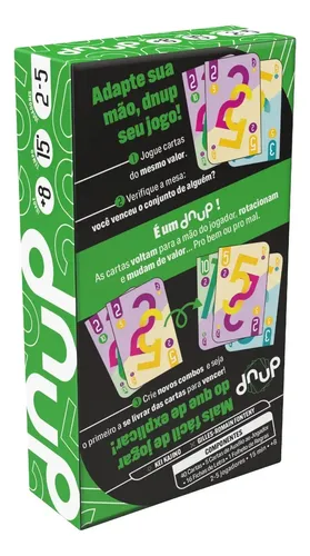 Asmodee Dnu001 Jogo de Cartas DnuP Estratégico 2 a 5 Jogadores 8+