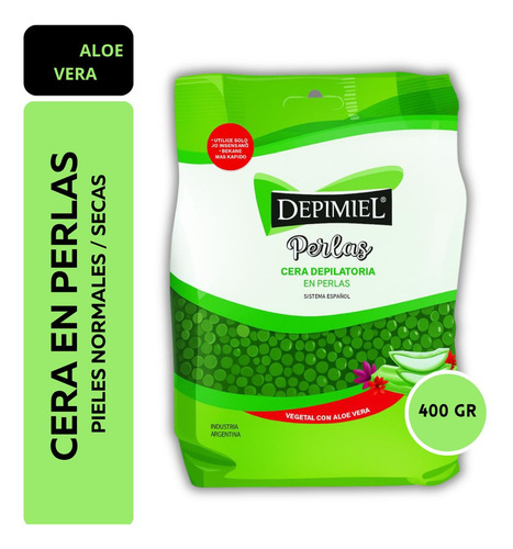 Depimiel Cera Depilatoria Vegetal En Perlas 400Gr