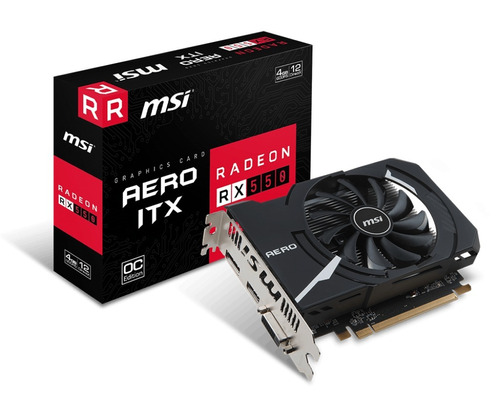 Msi Radeon Rx 550 Aero Itx 4g Oc Gddr5