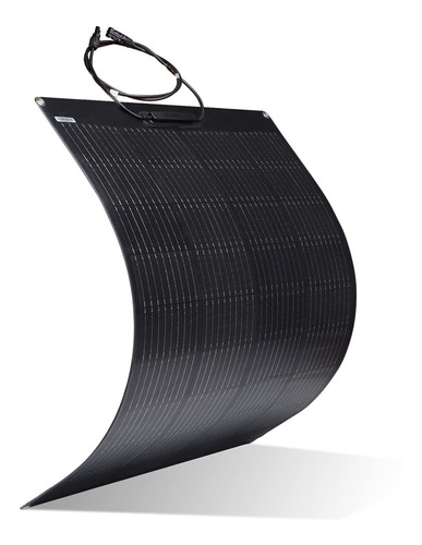 Panel Solar Monocristalino Flexible 100 W Impermeable Fuera