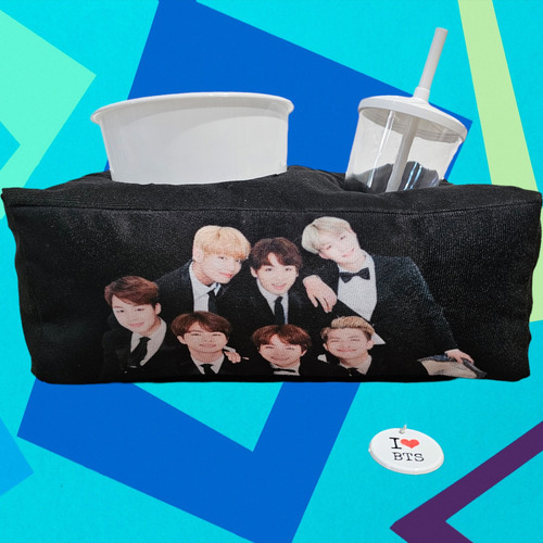 Dia Das Crianças Presente Bts Almofada Pipoca Army + Cor Preta