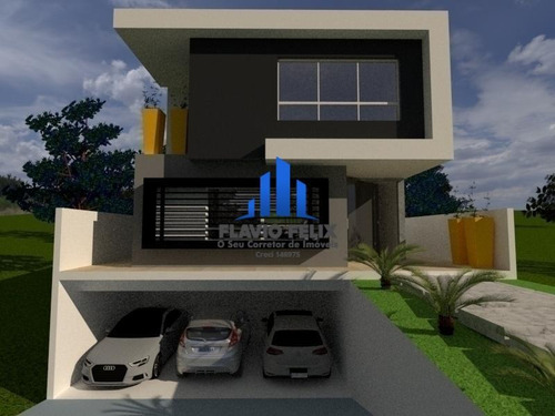 Imagem 1 de 8 de Casa Nova E Moderna Condominio Real Park Arujá 4 Suítes - 621