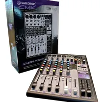 Comprar Mesa De Som 8 Canais Waldman Cpp-8fxu  Mixer 