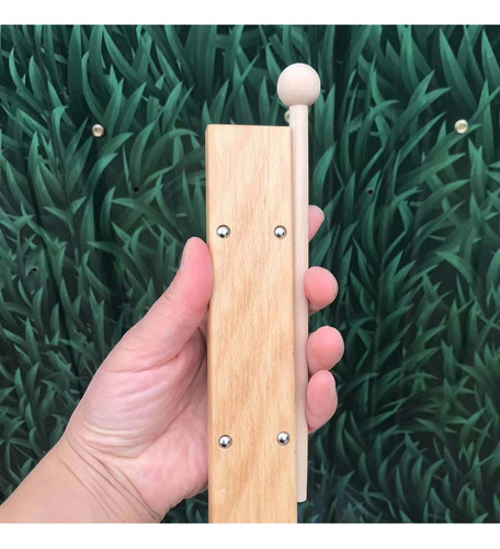Instrumentos De Percusión De Madera, Timbre De Un Con Mazo,