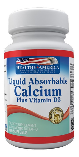 Liquid Calcium + Vitamina D3 Health - Unidad a $585