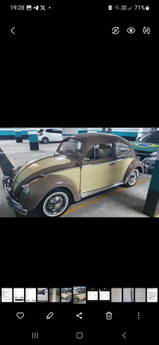 Lindo E Único Fusca 1300 Ano 1968 Bicolor Bege Trigo/nilo