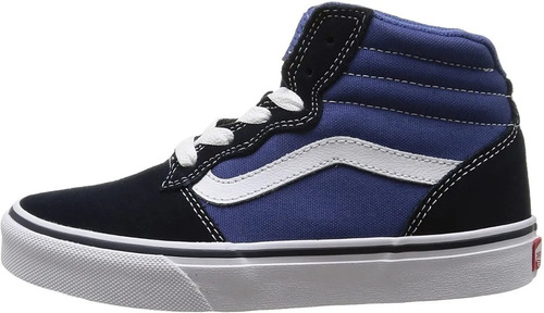 Vans Milton Hi Suede Canvas Navy Stv Vn000180fm4 Niño Niña