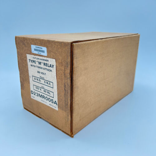 Cutler-hammer D23mr005a 300v Coil 120v 60 Hz Type M Rela Aah