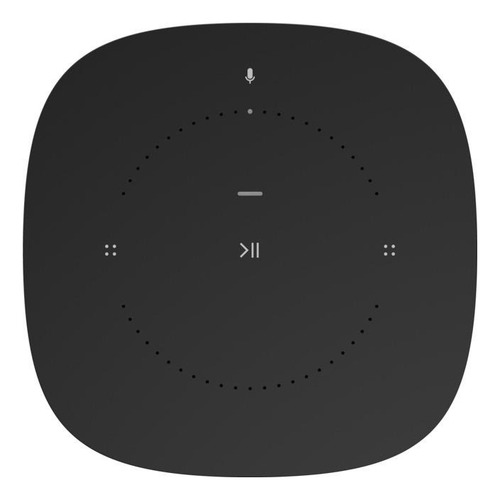 Imagen 4 de 5 de Bocina inteligente Sonos One Gen 2 con asistente virtual Google Assistant y Alexa black 100V/240V
