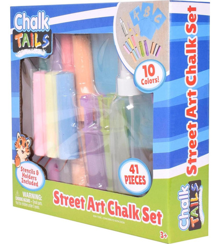Set De Tiza Creativa Sunny Days 35 Plantillas 10 Colores