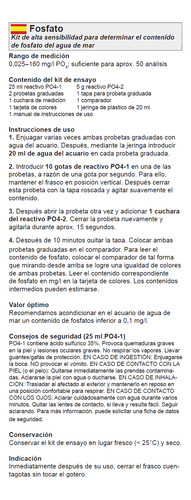 Ny Teste De Fosfato Nyos (50 Testes) Aquário Marinho